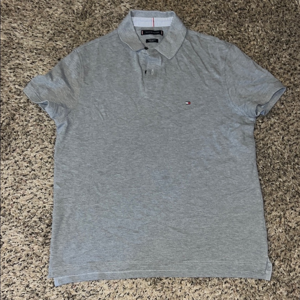Tommy Hilfiger Gray Polo Shirt for Men